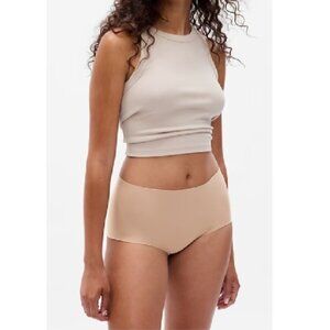 Lot of 4 No-show high waist brief underwear (2 barely pink, 2x coco)